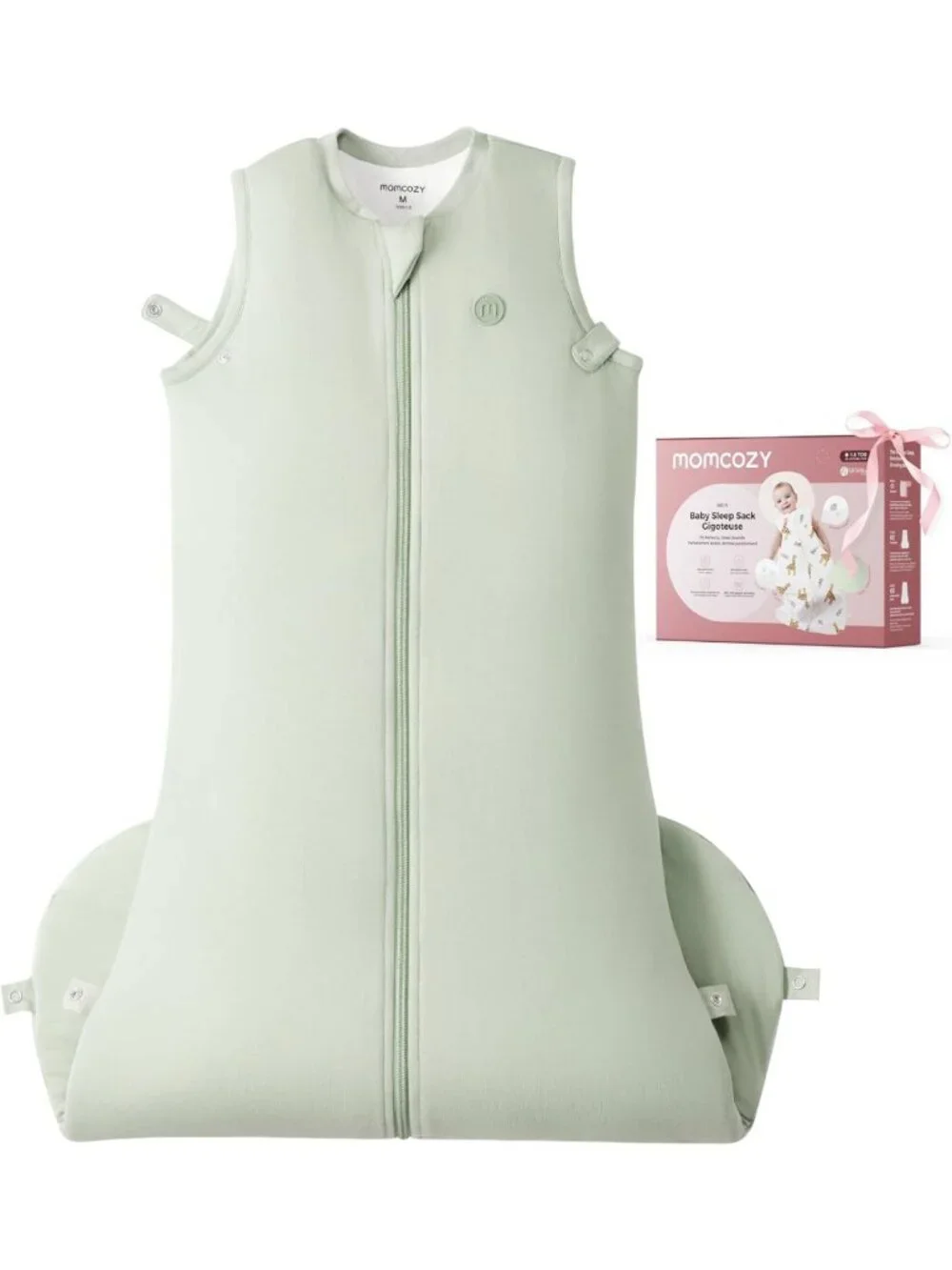 Cozy Baby Sleep Sack 6-12 Months, 1.5 TOG Wearable Blanket for Comfort & Safety